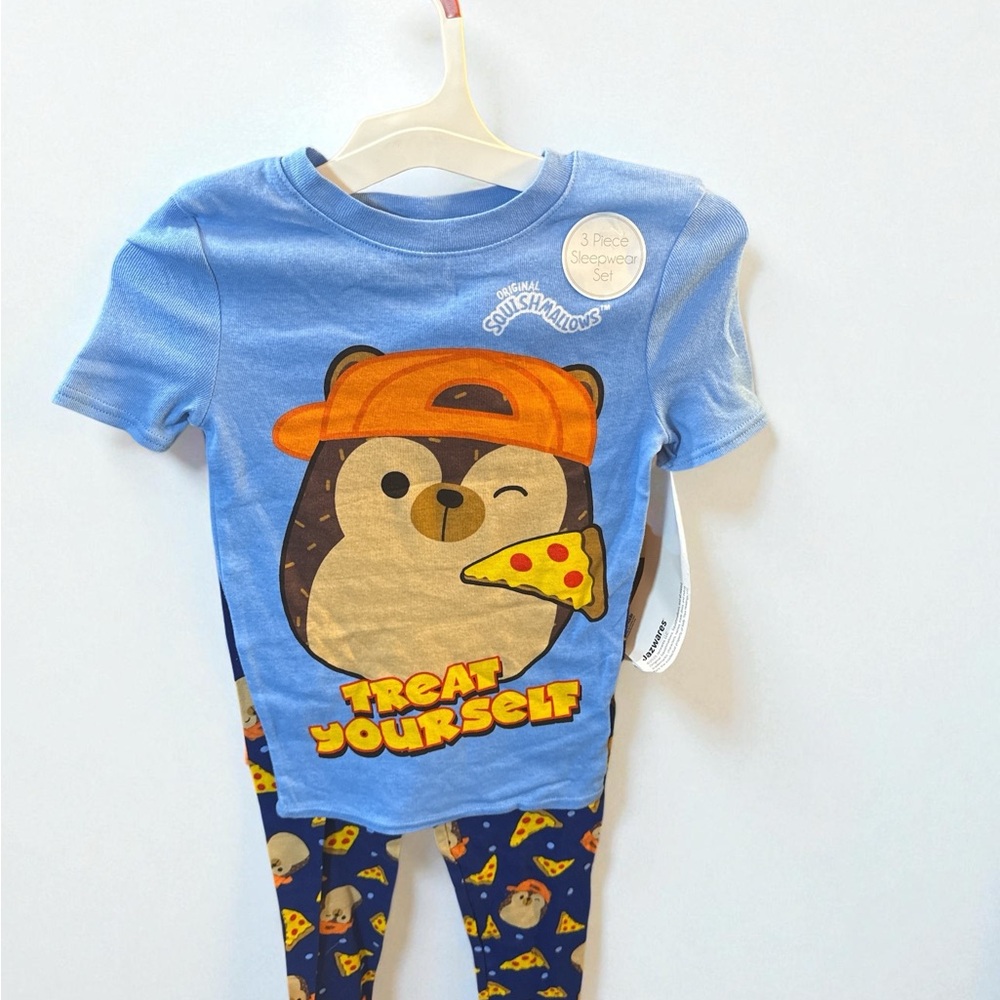 Squishmallow 3 Piece Pj Set Juniors